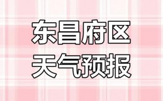 聊城东昌府区天气预报：精准预测与生活指南